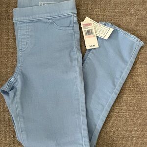 Vineyard Vines garmet-dyed pull-on leggings, girls size 10, NWT, hydrangea